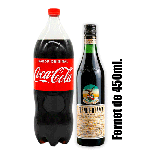 Fernet CHICO 450 + Coca 2.25 LTS